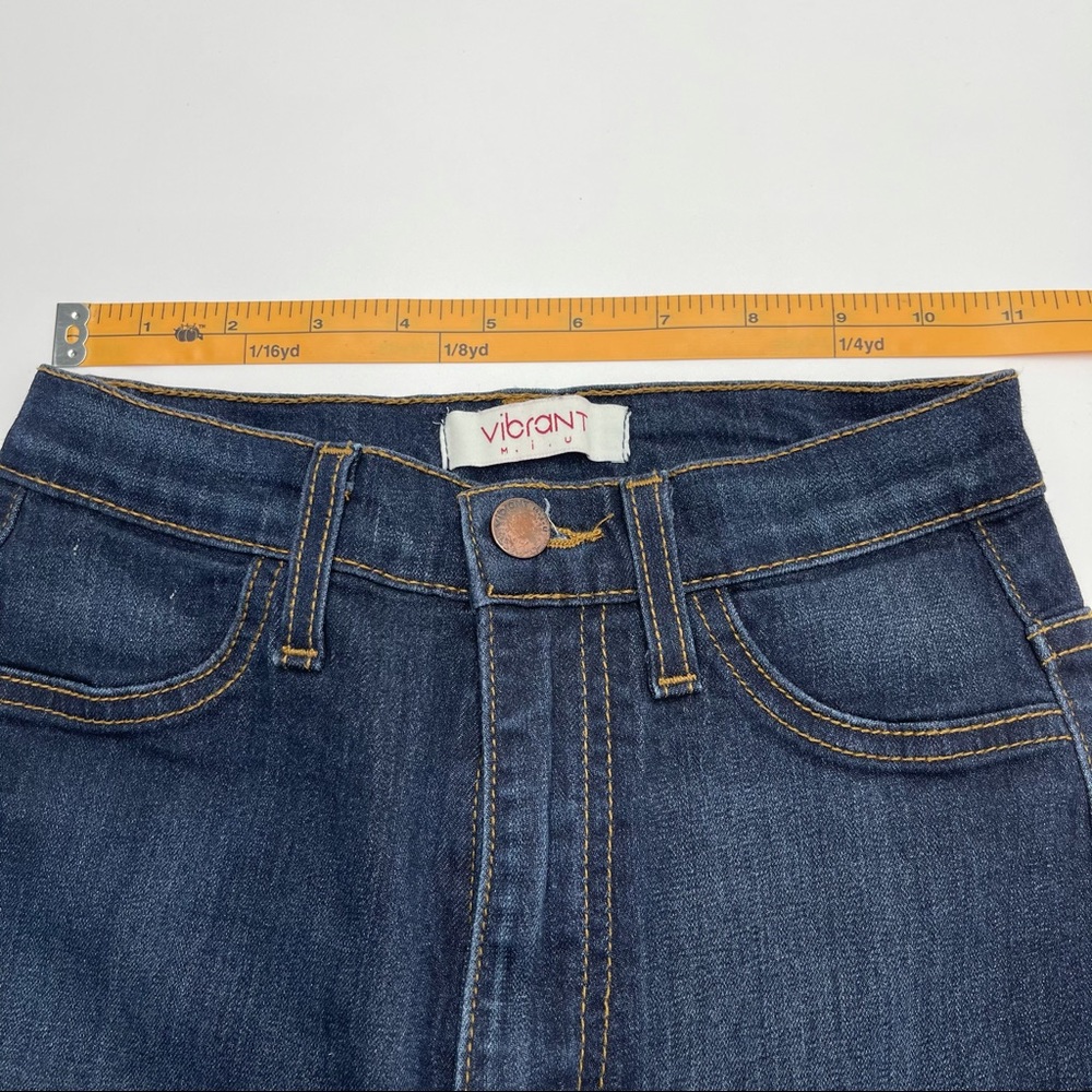 Classic High Waist Skinny Jeans - Dark Denim - Picture 6 of 13